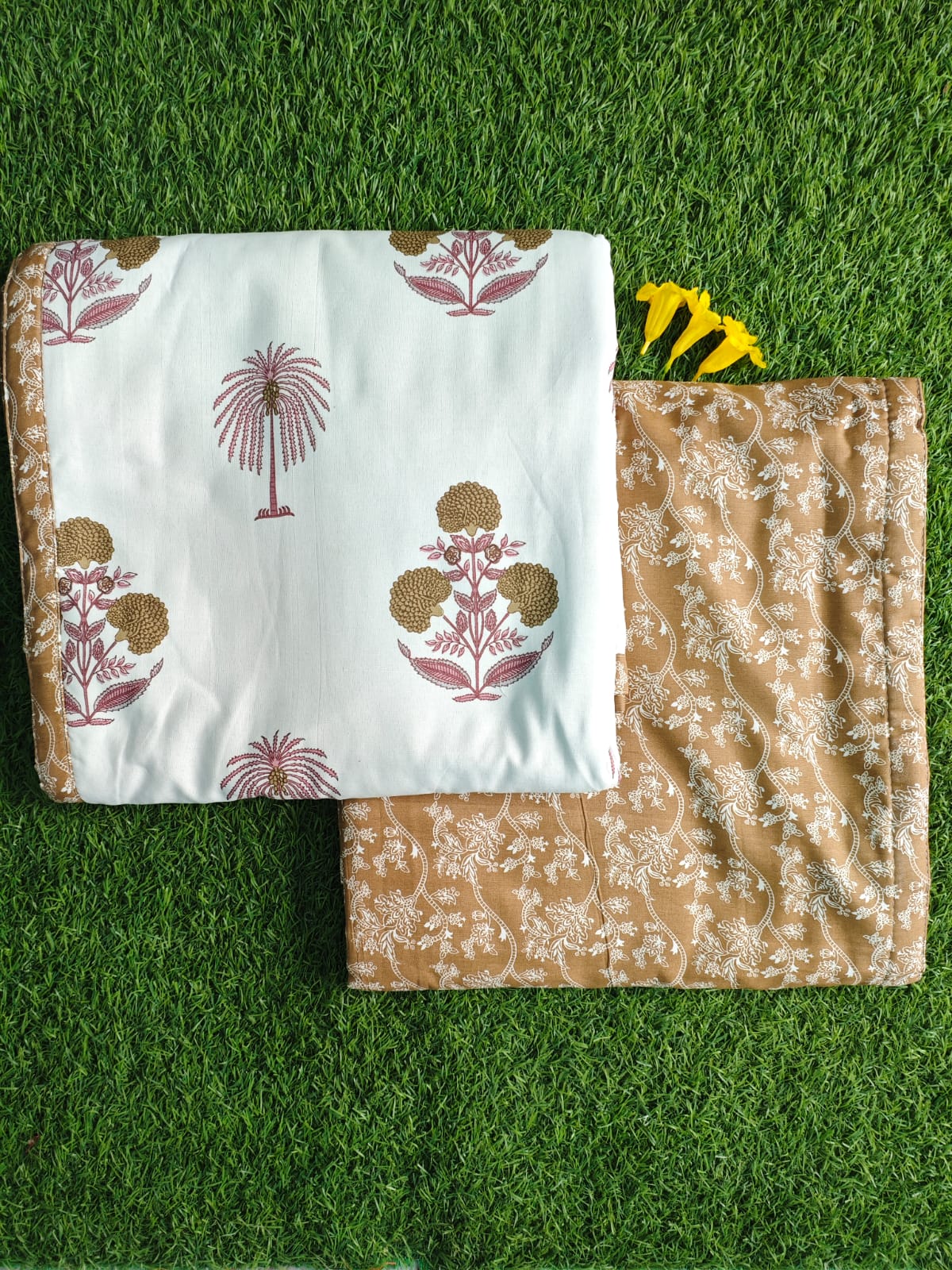Tan Palm Tree Buta Reversible Single Dohar Set Of 2 58 By 87 Inch Dohar 12aqdyLtVnOugxrNRY_07EUr7jHU5U0Zd_w2000