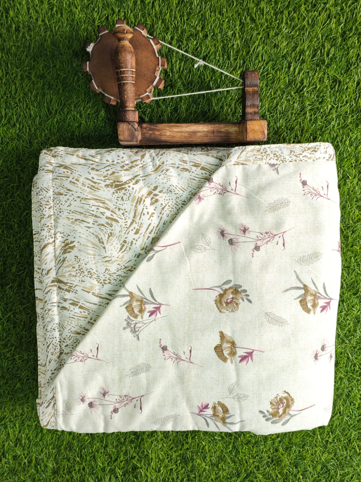 Olive Leaf Floral Reversible Double Bed Dohar 90x100 – Styler Collection Dohar 17yDSrotZ4vG12IxfDDHHFfFp26vUGpOR_w2000