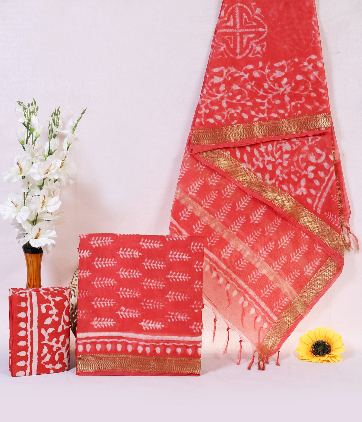 Maheshwari Silk Hand Block Print Suit Material | Gulnar Patti – Rose Red Leaf | Rose Red | Golden Zari Border | Wholesale Suit Material 1BAssY_Xj3gwSvUezmr0YXgrFq-x8LxXY_w2000