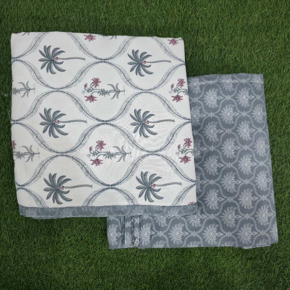 Grey Ogee Sprig Jaal Reversible Single Dohar – Pack of 2 (58x87 in) Dohar 1BaXgsTogt0kc4f32UfXo838pxIf1DehR_w2000