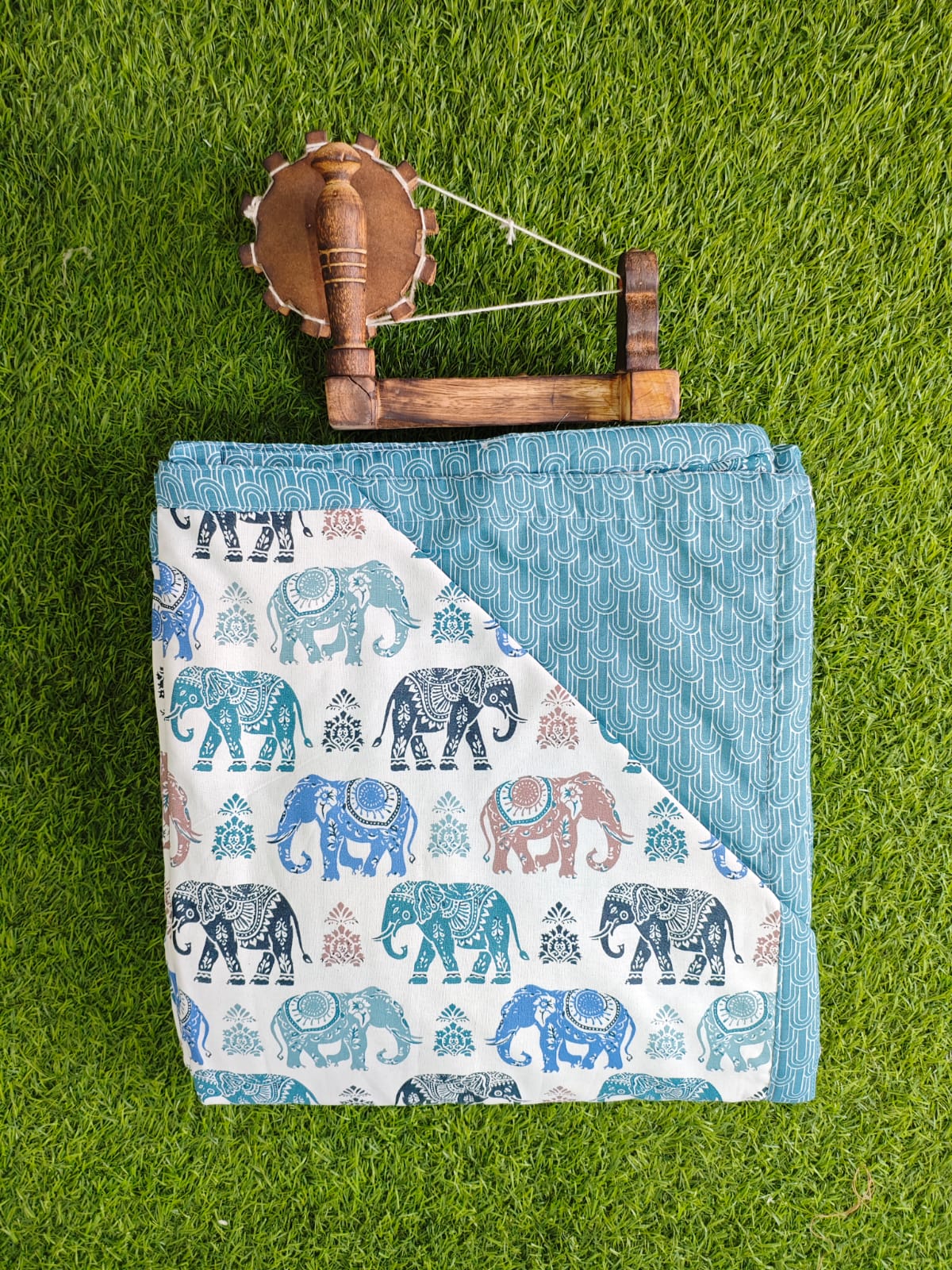 Blue Elephant Parade Reversible Double Bed Dohar 90x100 – Styler Collection Dohar 1CiGCfKiawThd9T5uhqyJH28HL9J6Lepc_w2000