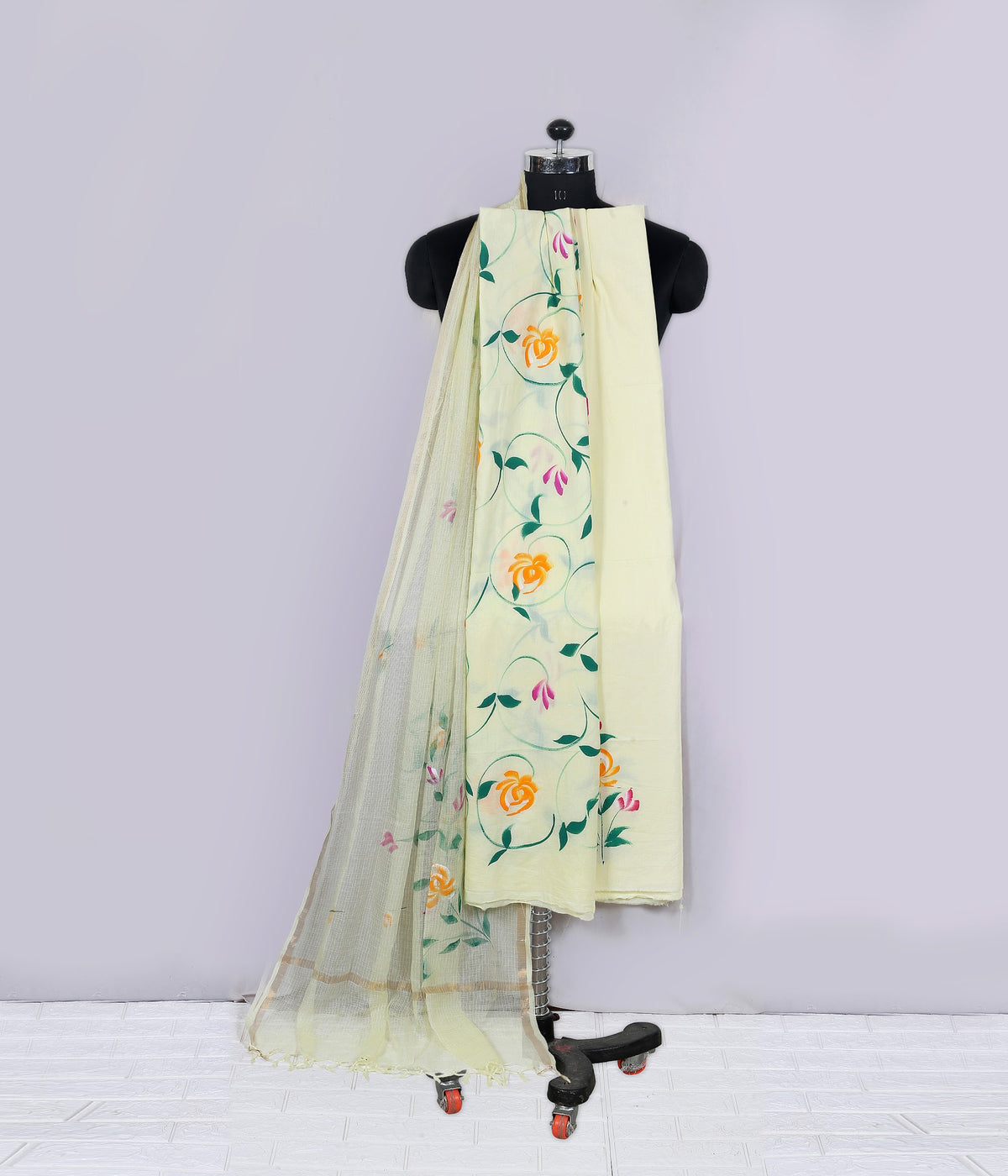 Rangeen Lemon Painted Floral Hand Block Print Cotton Suit with Hand-Painted Kota Doria Dupatta – Unstitched 3 Piece Suit Material 1HfdTfO3yZxpIbqPmj8tbrfZd73mSjjL1_w2000