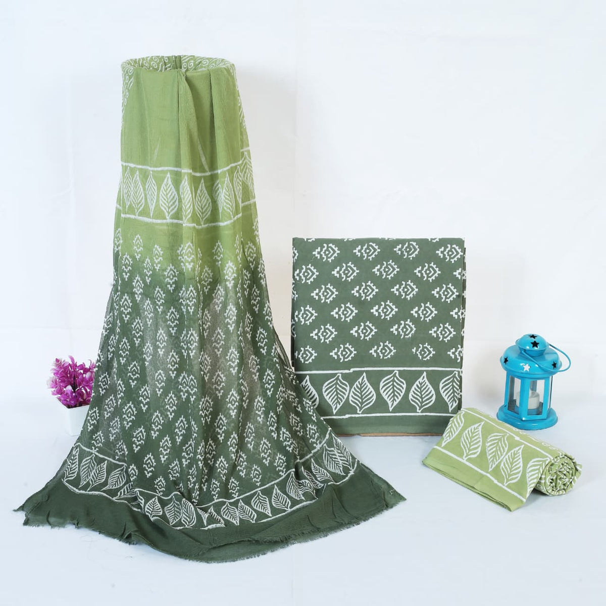 Olive Green Buta Hand Block Print Cotton Suit with Chiffon Dupatta – Unstitched 3 Piece Suit Material 1bMvv9s0FomOG-lQi-uKQjUxP5SNi_J9L_w2000