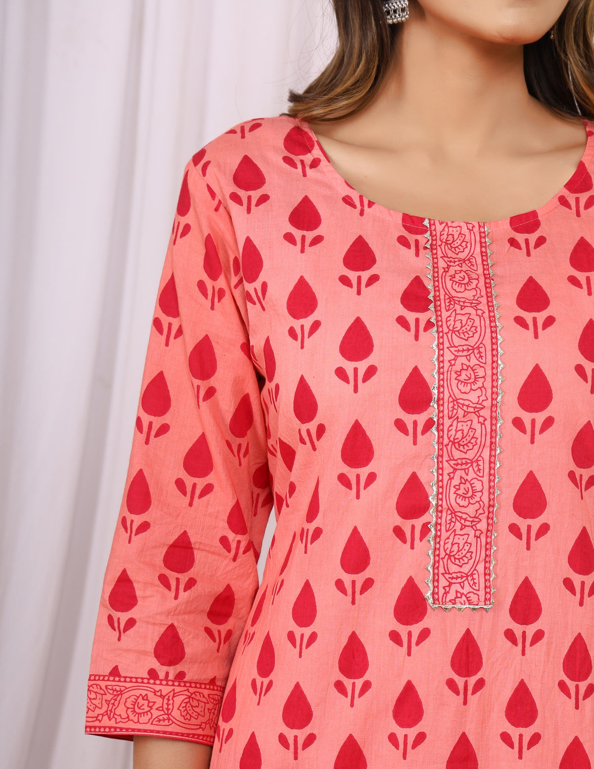 Printed Cotton Kurta Set with Pant & Dupatta – Coral Red Buta (Make to Order) Ready to Wear 1ng8RsXkyhVTxurnkKk85dr5DnhUJoBV8_w2000