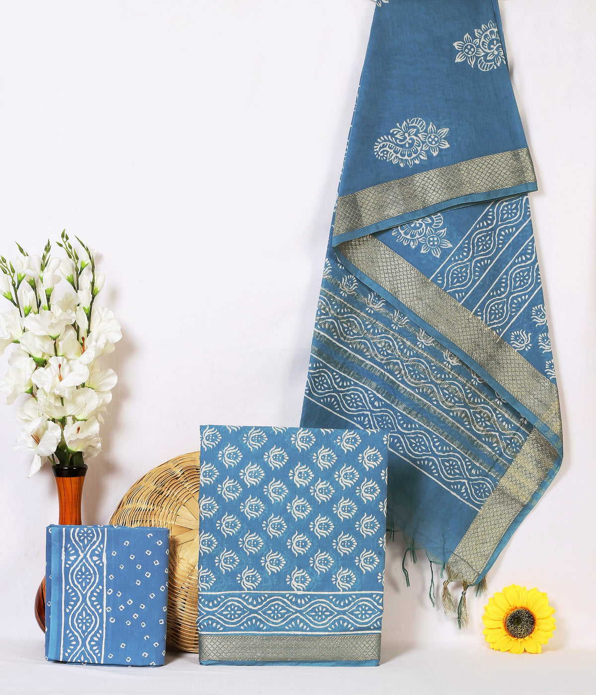 Maheshwari Silk Hand Block Print Suit Material | Neel Buti – Steel Blue Buti | Steel Blue | Golden Zari Border | Wholesale Suit Material 1rC5oFkwF7Qsd7tJn_ppDKq8NL_cu-5_z_w2000