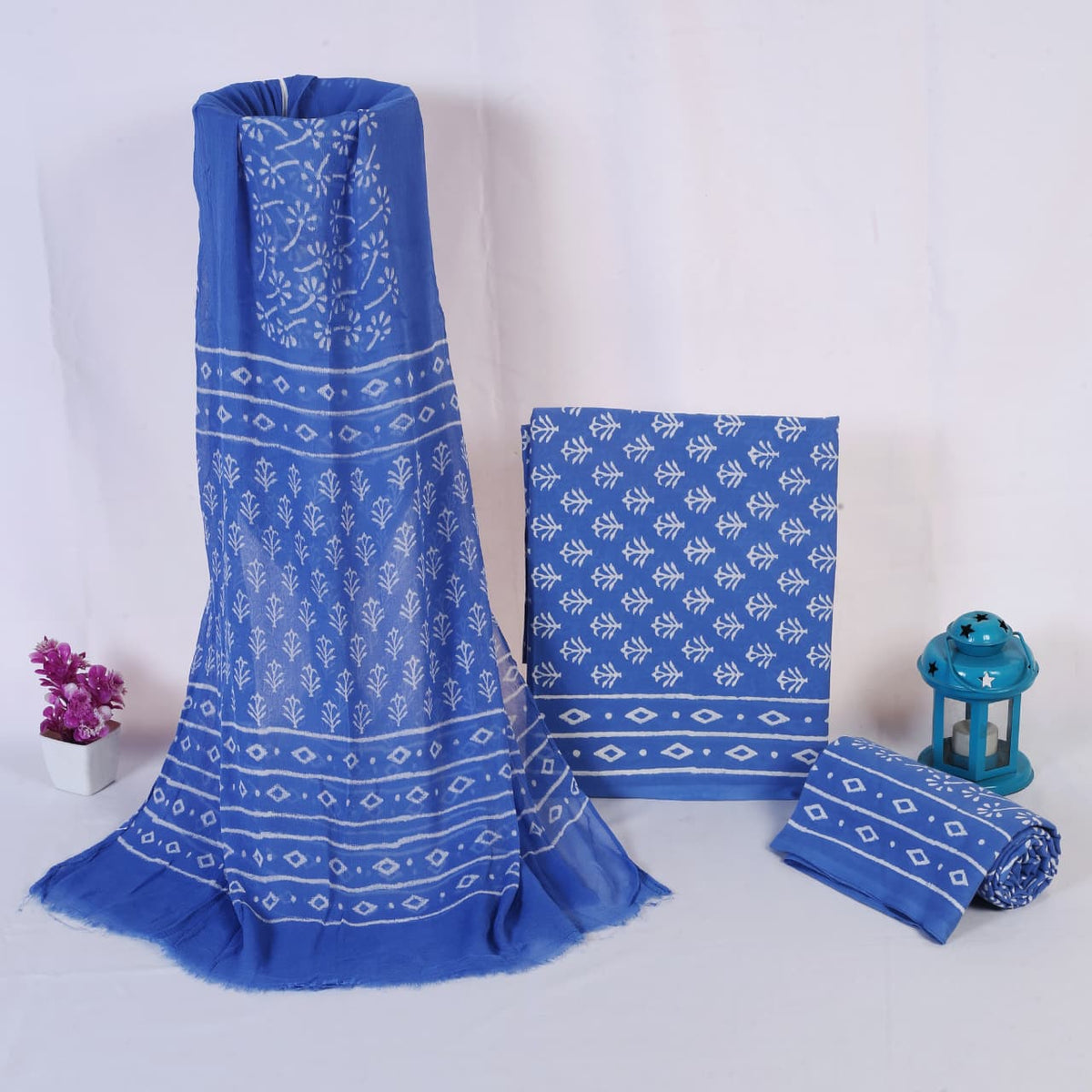 Royal Blue Buta Hand Block Print Cotton Suit with Chiffon Dupatta – Unstitched 3 Piece Suit Material 1r_QWzJRYbS0kpi7SXIU6B-a32A-i6KvM_w2000