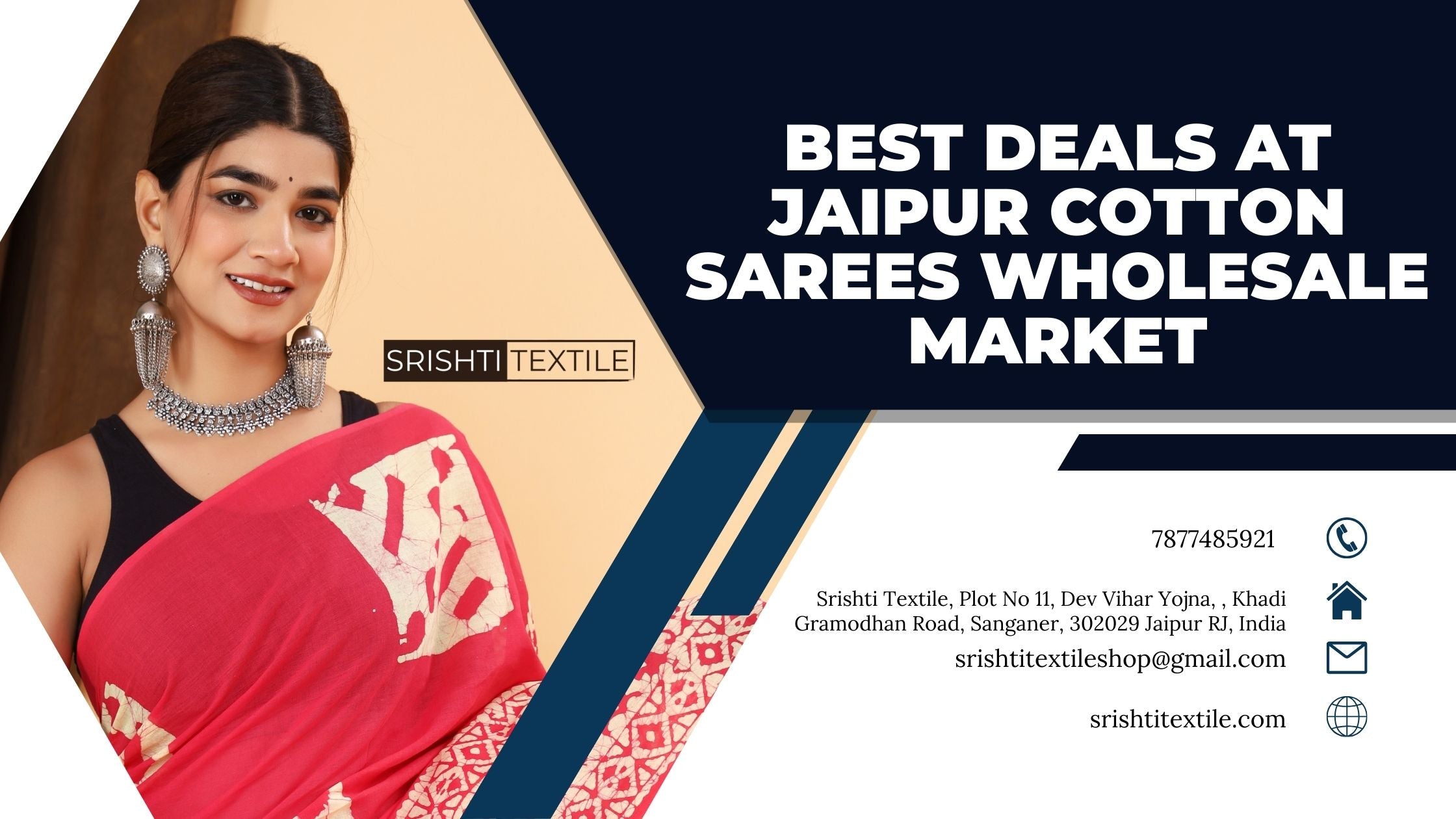 Best Deals at Jaipur Cotton Sarees Wholesale Market