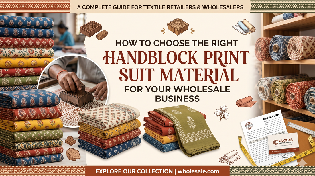 How to Choose the Right Handblock Print Suit Material for Your Wholesale Business