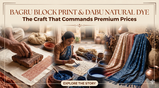 Bagru Block Print & Dabu Natural Dye: The Craft That Commands Premium Prices