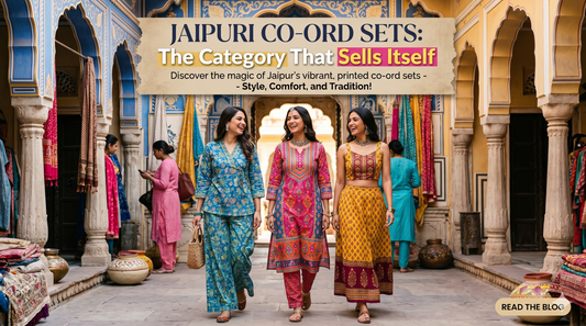 Jaipuri Co-ord Sets: The Category That Sells Itself