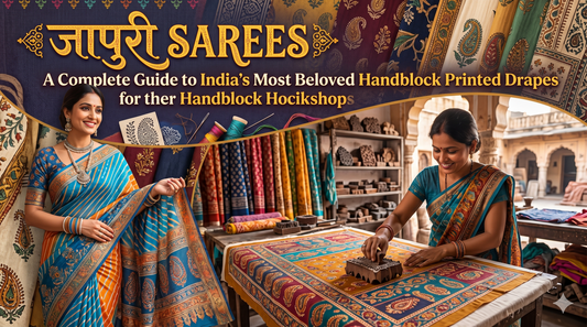 Jaipuri Sarees: A Complete Guide to India's Most Beloved Handblock Printed Drapes
