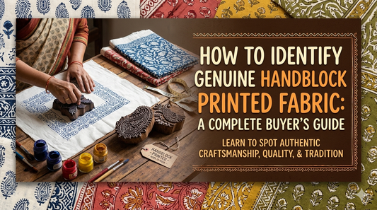 How to Identify Genuine Handblock Printed Fabric: A Complete Buyer's Guide