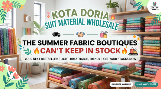 Kota Doria Suit Material Wholesale: The Summer Fabric Boutiques Can't Keep in Stock