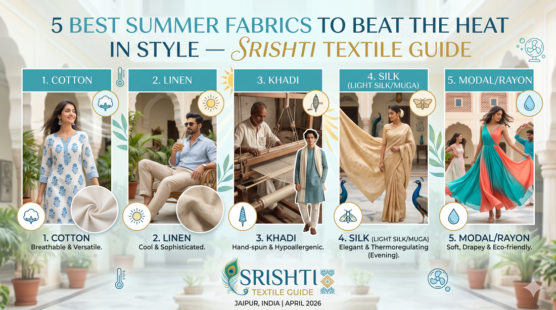 5 Best Summer Fabrics to Beat the Heat in Style — Srishti Textile Guide