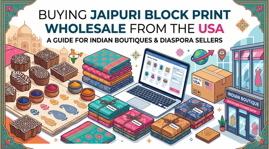 Buying Jaipuri Block Print Wholesale from the USA: A Guide for Indian Boutiques & Diaspora Sellers