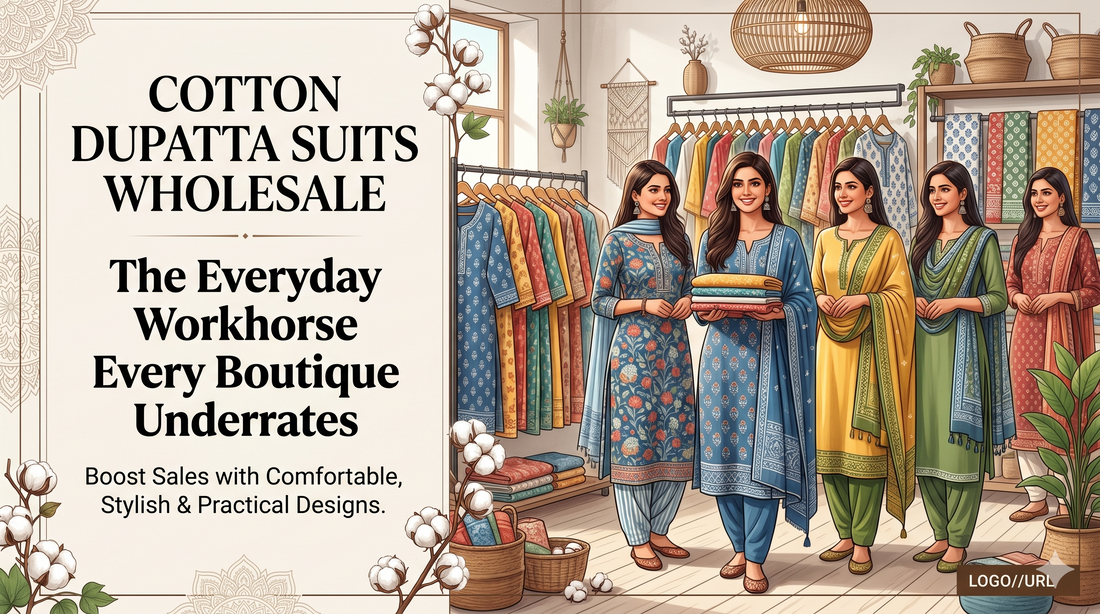 Cotton Dupatta Suits Wholesale: The Everyday Workhorse Every Boutique Underrates