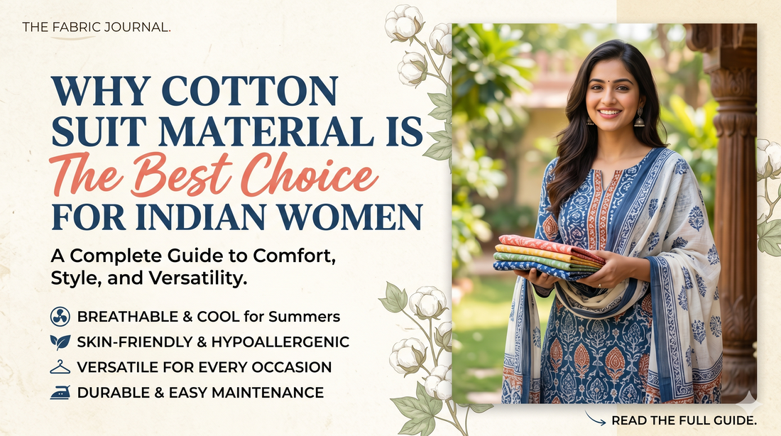 Why Cotton Suit Material is the Best Choice for Indian Women: A Complete Guide