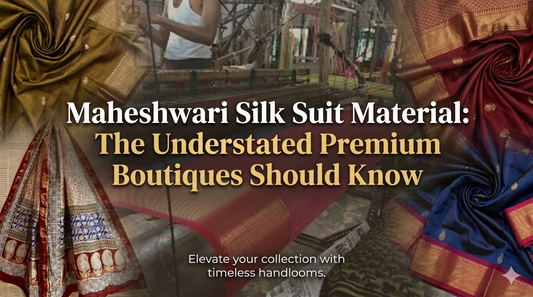 Maheshwari Silk Suit Material: The Understated Premium Boutiques Should Know