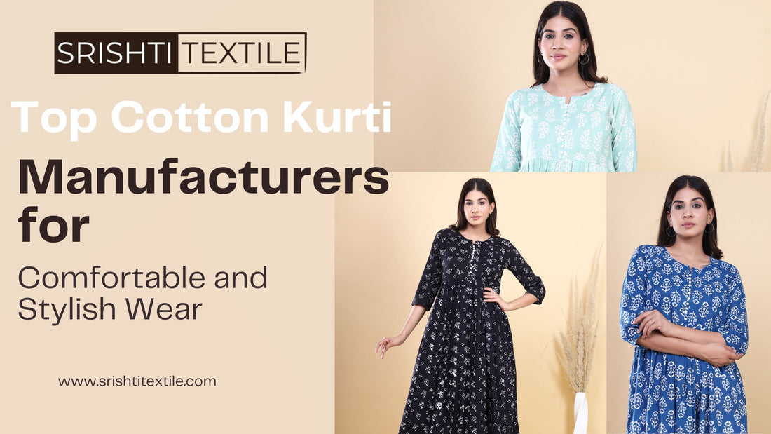 Top Cotton Kurti Manufacturers for Comfortable and Stylish Wear