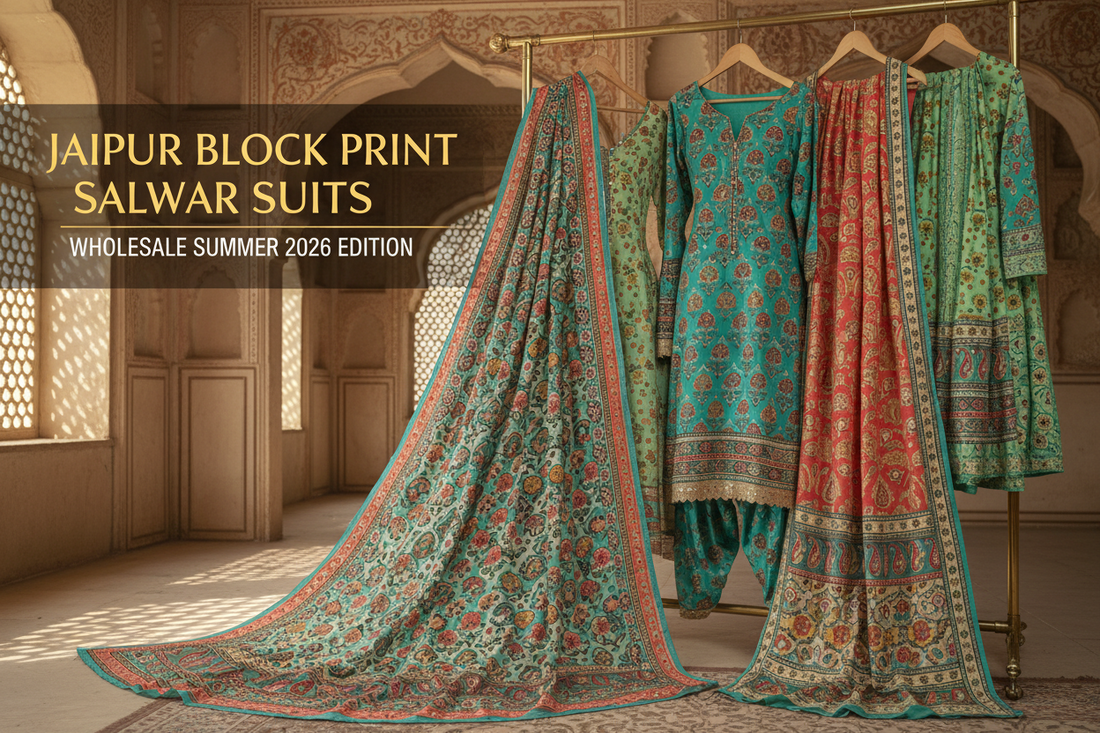 Jaipur Block Print Salwar Suits Wholesale — Summer 2026 Edition