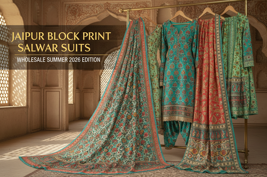 Jaipur Block Print Salwar Suits Wholesale — Summer 2026 Edition