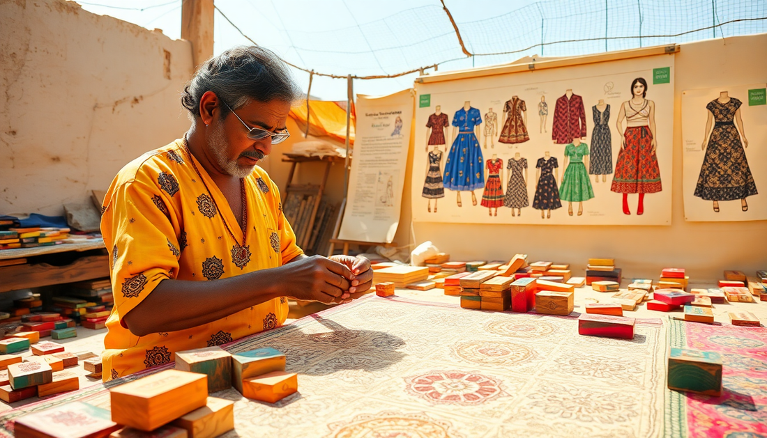 Revolutionizing Bagru Block Printing: How Srishti Textile Innovates for Global Fashion