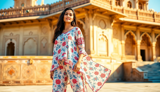 Elevate Your Ethnic Style with Jaipuri Block Print Co-ord Sets