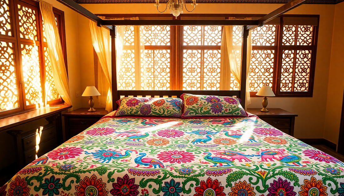 Discover the Enchanting Charm of Jaipur Bedsheets: Shop Online Today!