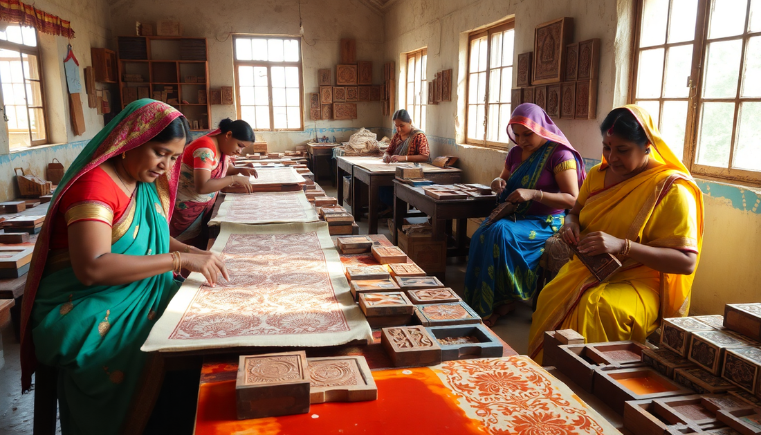 Srishti Textile: Reviving the Ancient Craft of Bagru Block Printing