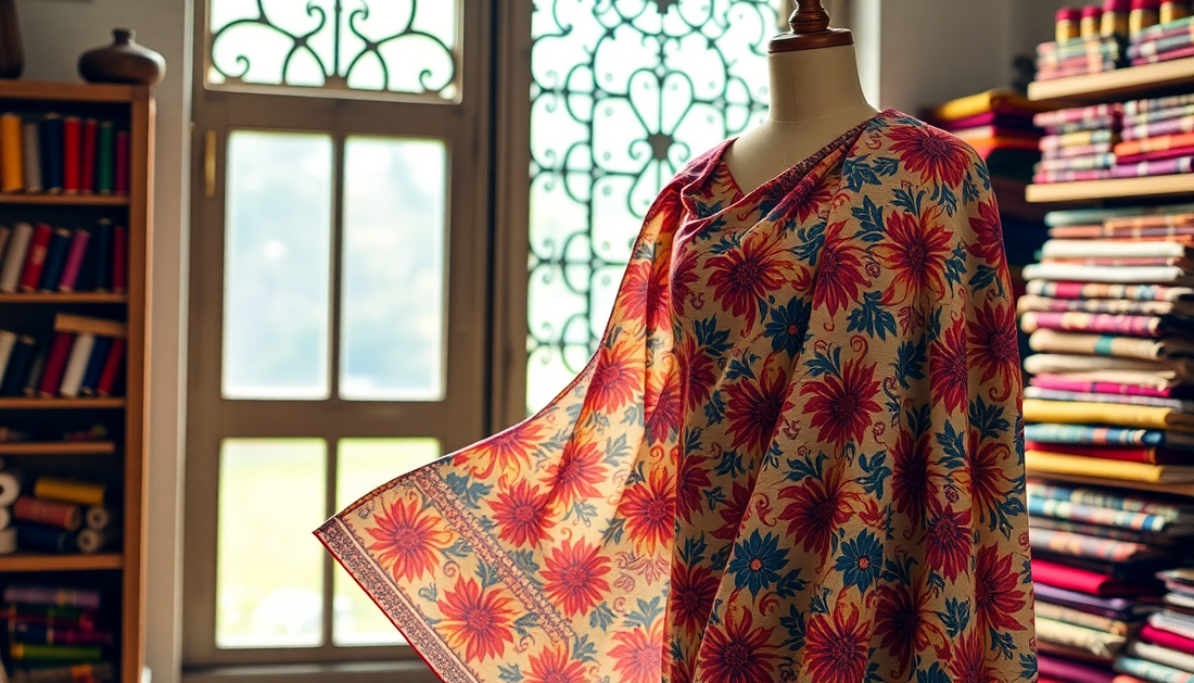 Discover the Timeless Beauty of Block Print Dress Material at Srishti Textile