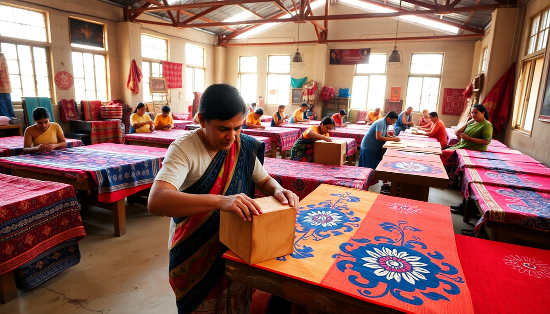 Discover the Vibrant World of Indian Hand Block Printed Fabrics: A Sustainable Fashion Journey