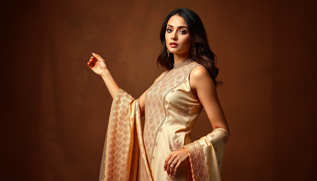 Discover the Timeless Elegance of Srishti Textile's Chanderi Suits