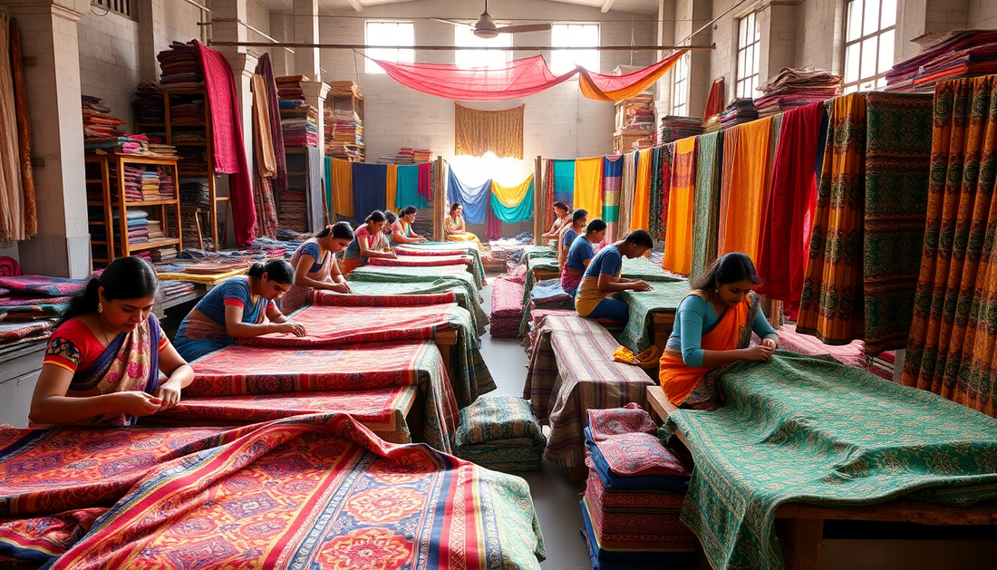 Discover the Vibrant World of Indian Hand Block Textiles: A Treasure Trove for French Fashion Buyers