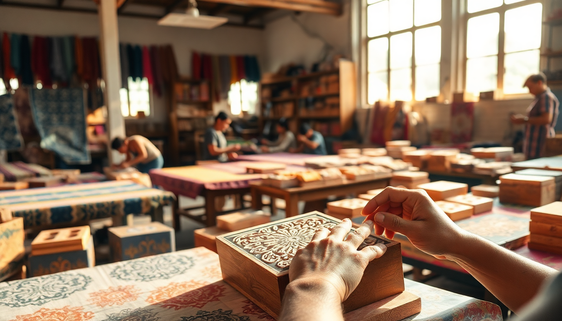 Unleash Your Creativity: Crafting Unique Gifts with Srishti Textile's Hand Block Prints