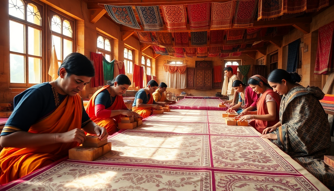 Srishti Textile: Where Tradition and Innovation Collide in Bagru Block Printing