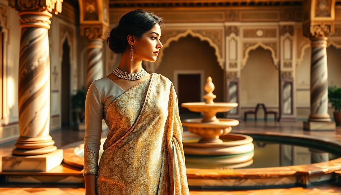 Unveiling the Fabric of Royals: Chanderi Suits by Srishti Textile