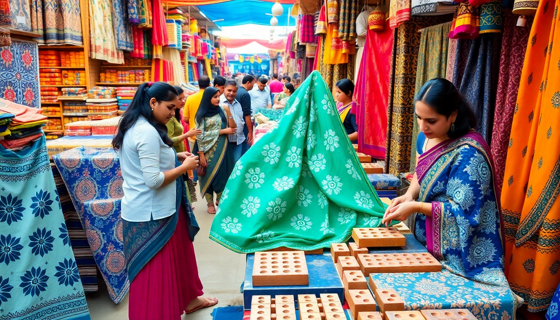 Elevating Global Fashion with the Timeless Allure of Indian Hand Block Printed Textiles