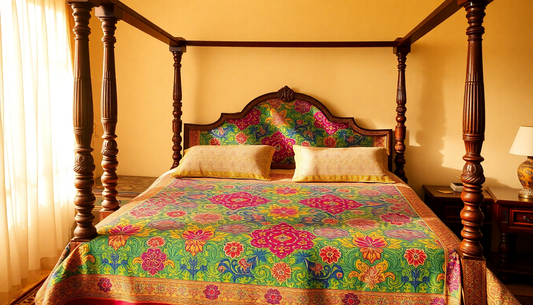 Discover the Enchanting World of Jaipuri Bedsheets: Artisanal Quality Delivered to Your Door