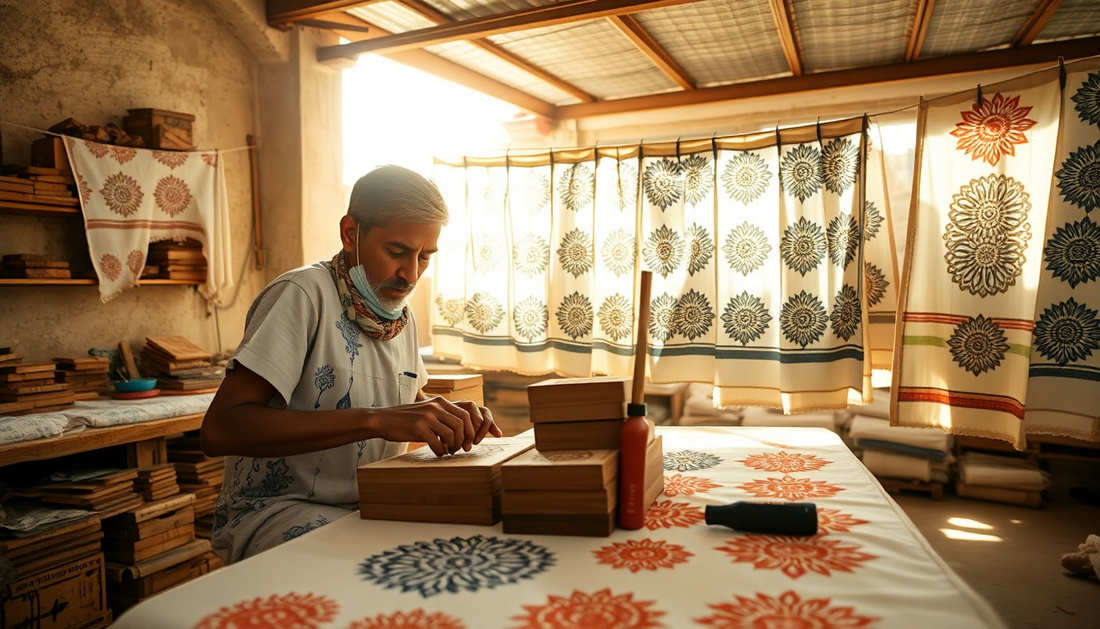 Bagru Block Printing: Srishti Textile's Sustainable Fashion Legacy