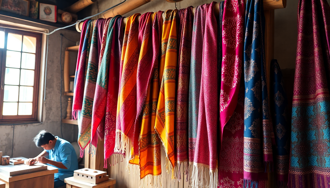 Srishti Textile's Hand Block Printed Scarves: Perfect for All Seasons