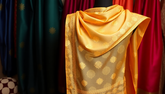 Shop Chanderi Dupatta Suit - Elegance Wrapped in Tradition!