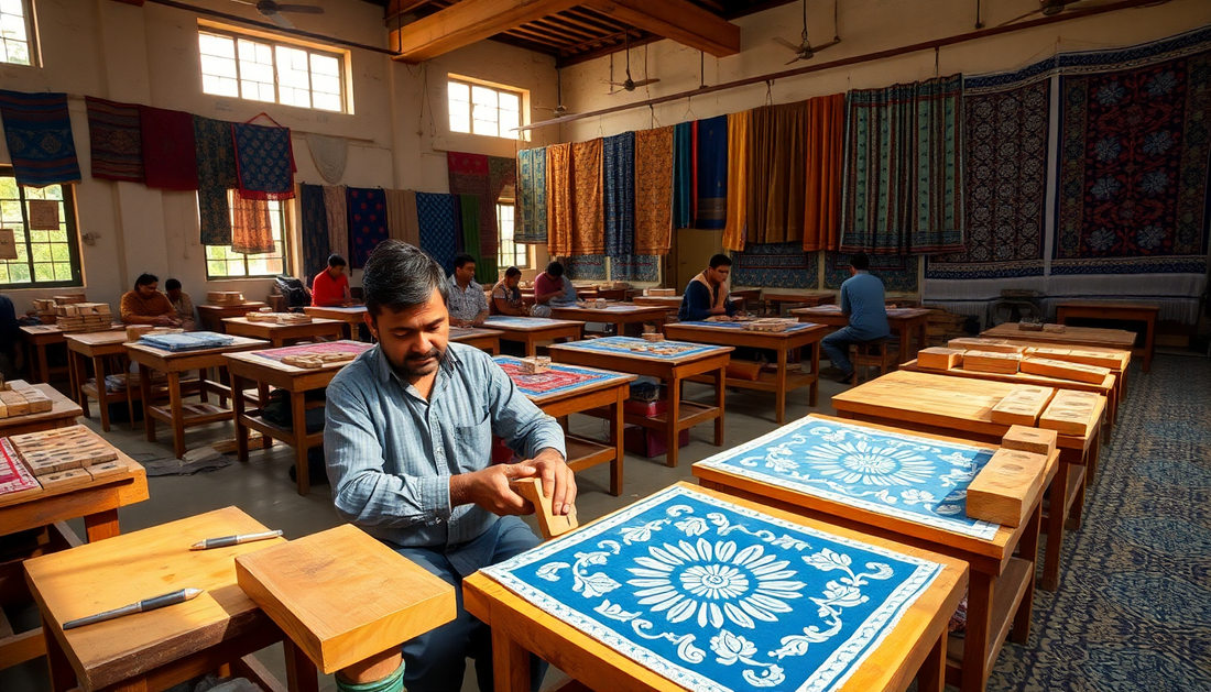 From Jaipur to the World: Srishti Textile's Bagru Block Print Journey