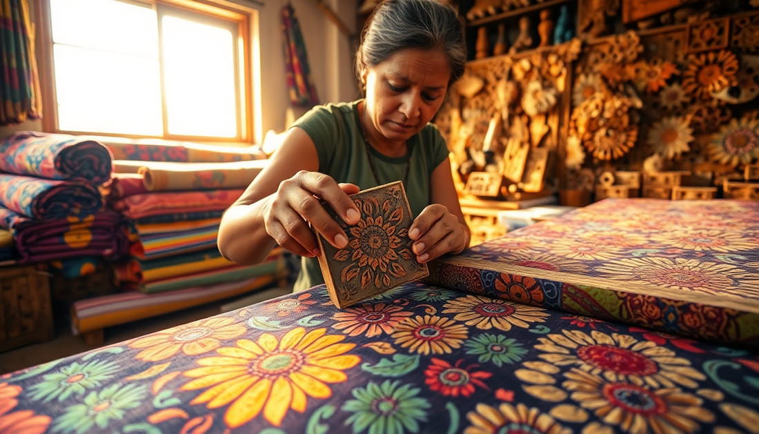 Elevating Everyday Style: Discover the Art of Hand Block Printing with Srishti Textile