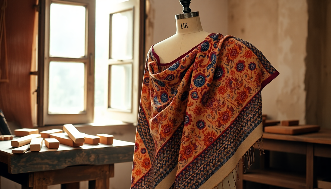 The Unique Charm of Bagru Block Printed Dupattas by Srishti Textile