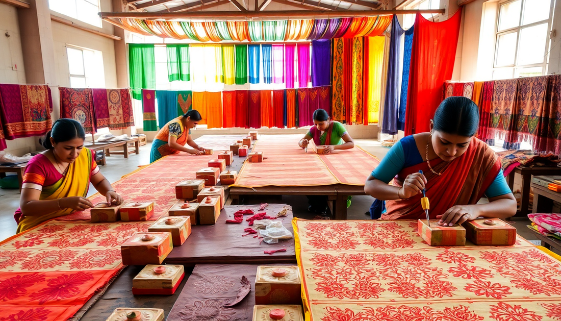 Discover the Eco-Friendly Benefits of Srishti Textile's Hand Block Printing