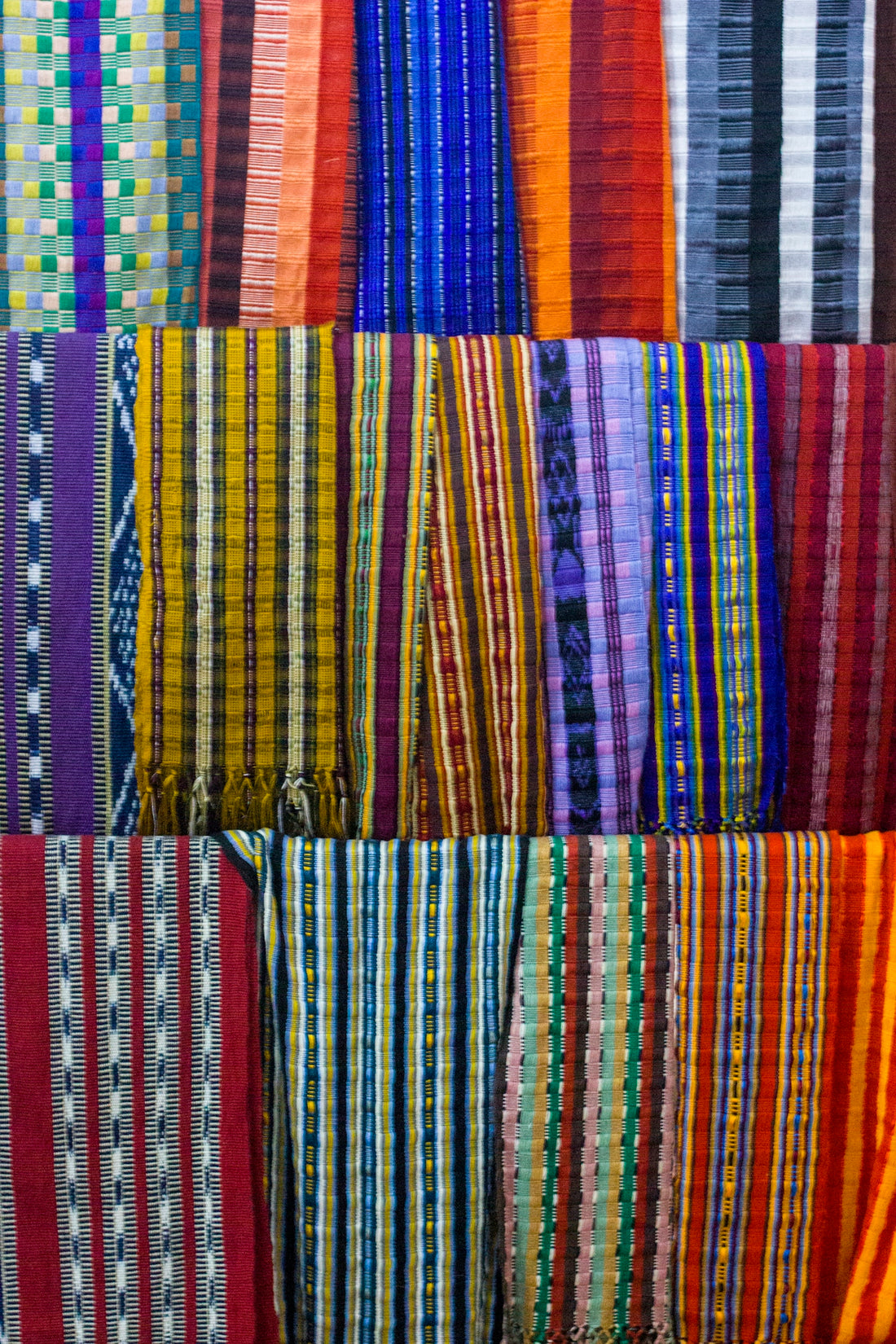 red blue and yellow textile