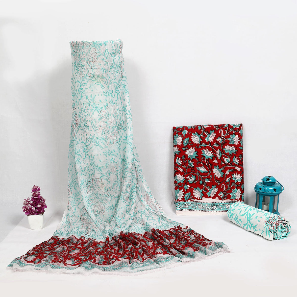 Gulnaar Maroon Rose Aqua Hand Block Print Cotton Suit with Chiffon Dupatta – Unstitched 3 Piece Suit Material 1-fwocSMlBUw-LQrnq8EbVqWI8Pw6Y0Hi_w2000