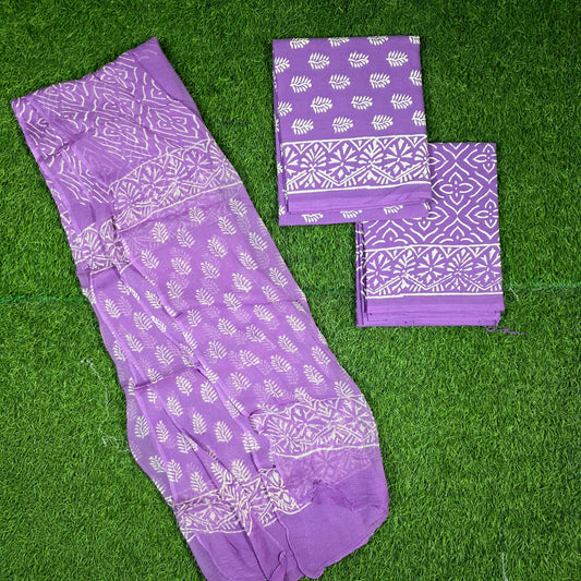 Gulnaar Lilac Buti Hand Block Print Cotton Suit with Chiffon Dupatta – Unstitched 3 Piece Suit Material 10h9N9Zyzx3L-qdfRJTU5tPduLH4T19HU_w2000