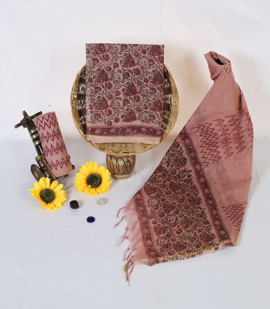 Chanderi Silk Hand Block Print Suit Material | Gerua Jaal – Rust Floral Jaal | Rust & Maroon | Zari Border Dupatta | Wholesale Suit Material 1404NiFsQsnUXfyA-4BQiQo9_NxaatJeU_s0