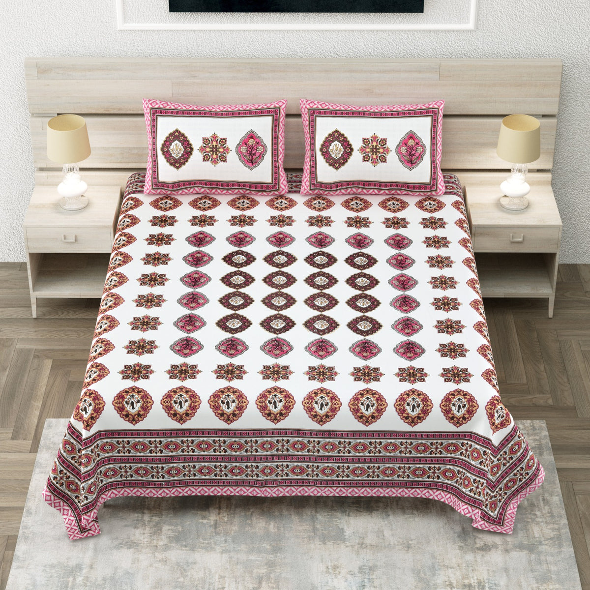 Avantika Pink Geometric Cotton Super King Bedsheet 108x108 with 2 Pillow Covers Bedsheet 146L0t2zw7I-TBMFxxYVn-wEpdzOz8Ngy_w2000